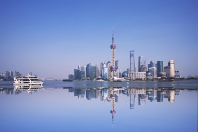 Skyline di Shanghai, la citt pi popolosa della Cina