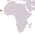 Location in Africa