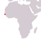 Location in Africa