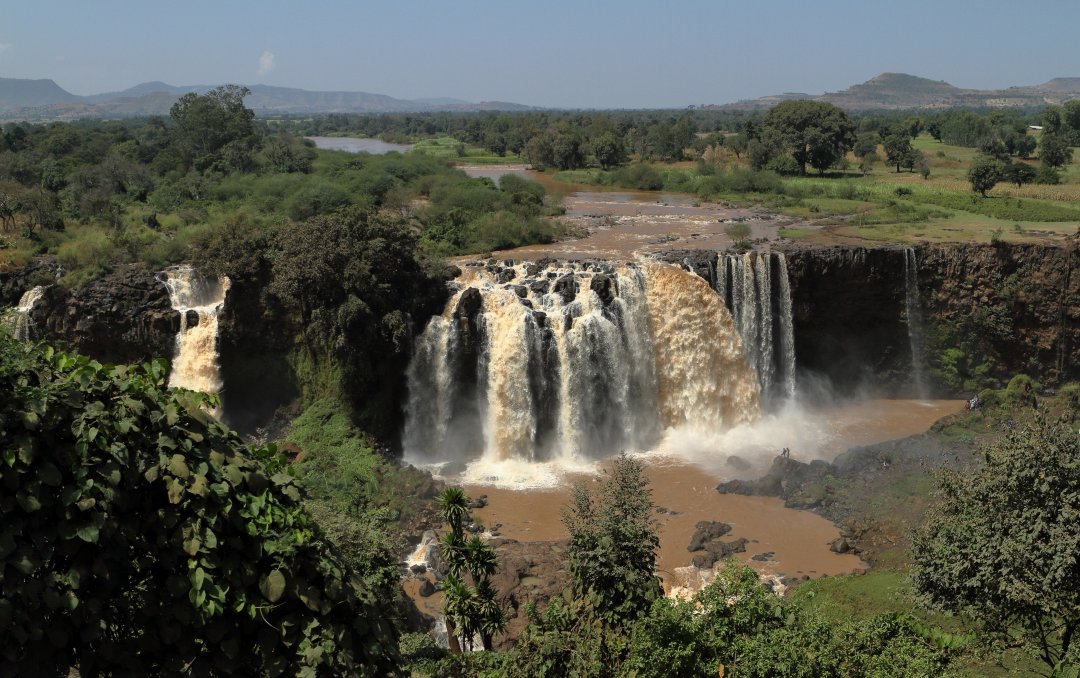 Le cascate di Tissisat, formate dal Nilo Azzurro