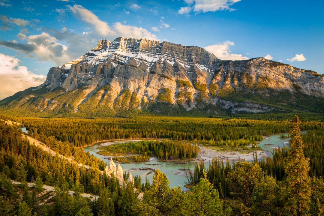 Panorama nel Parco Nazionale di Banff