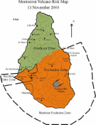 Mappa di Montserrat