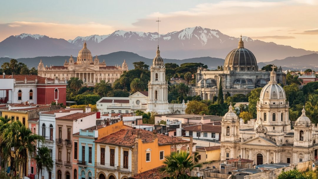 Monumenti famosi capitali sudamericane