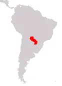 Localizzazione Paraguay