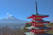 Mount Fuji and Chureito Pagoda