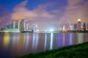 Singapore, Panorama Notturno