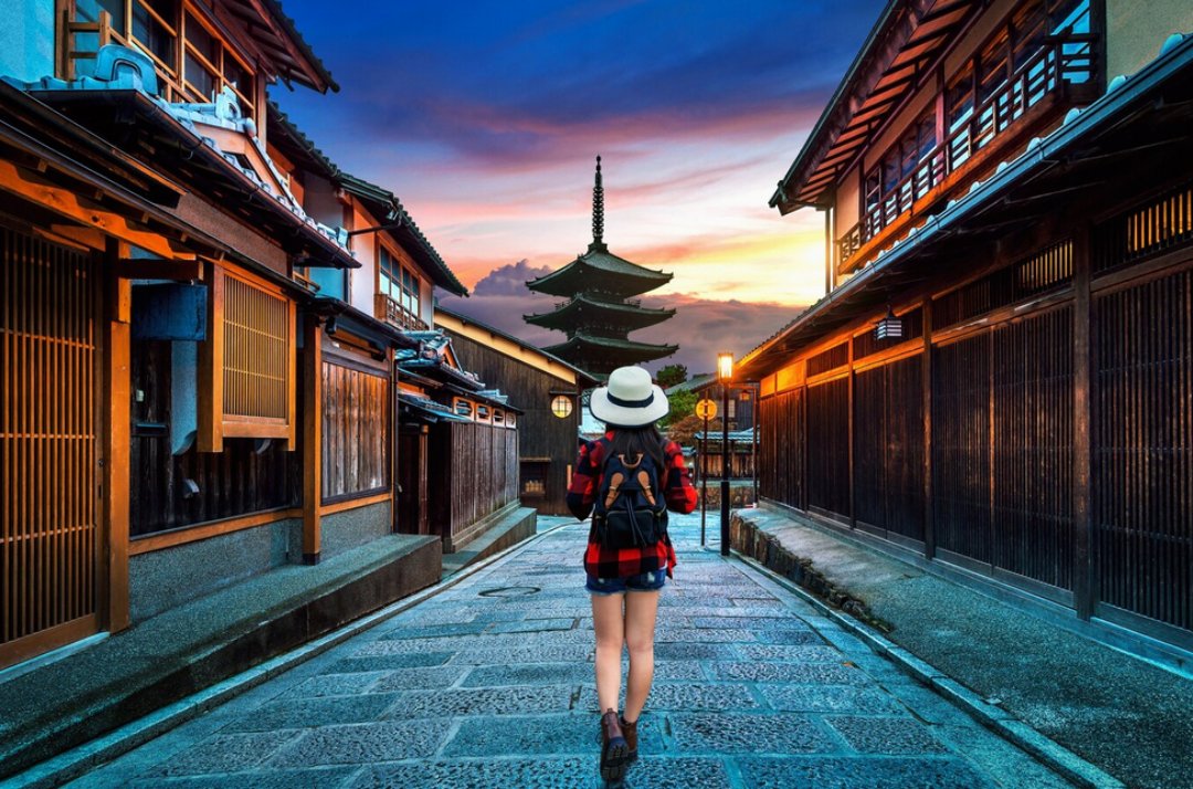 Scorcio di Kyoto, Giappone