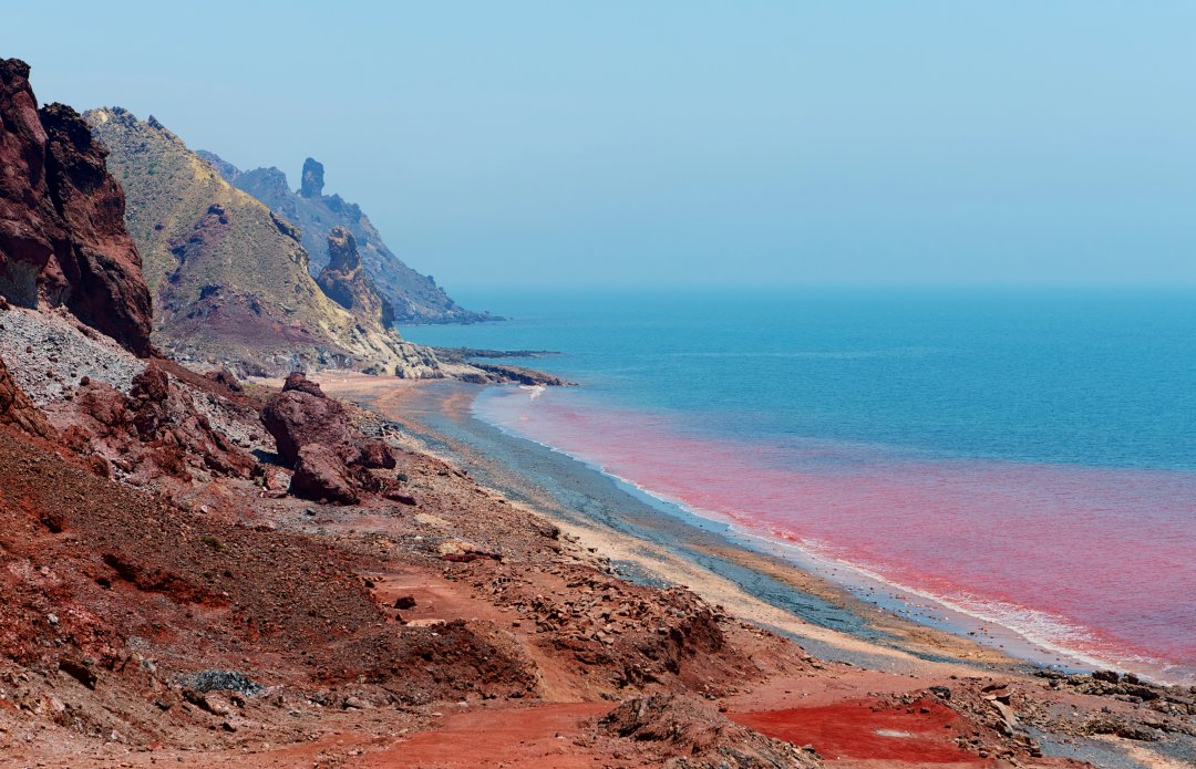 Paesaggio dell'Isola di Hormuz