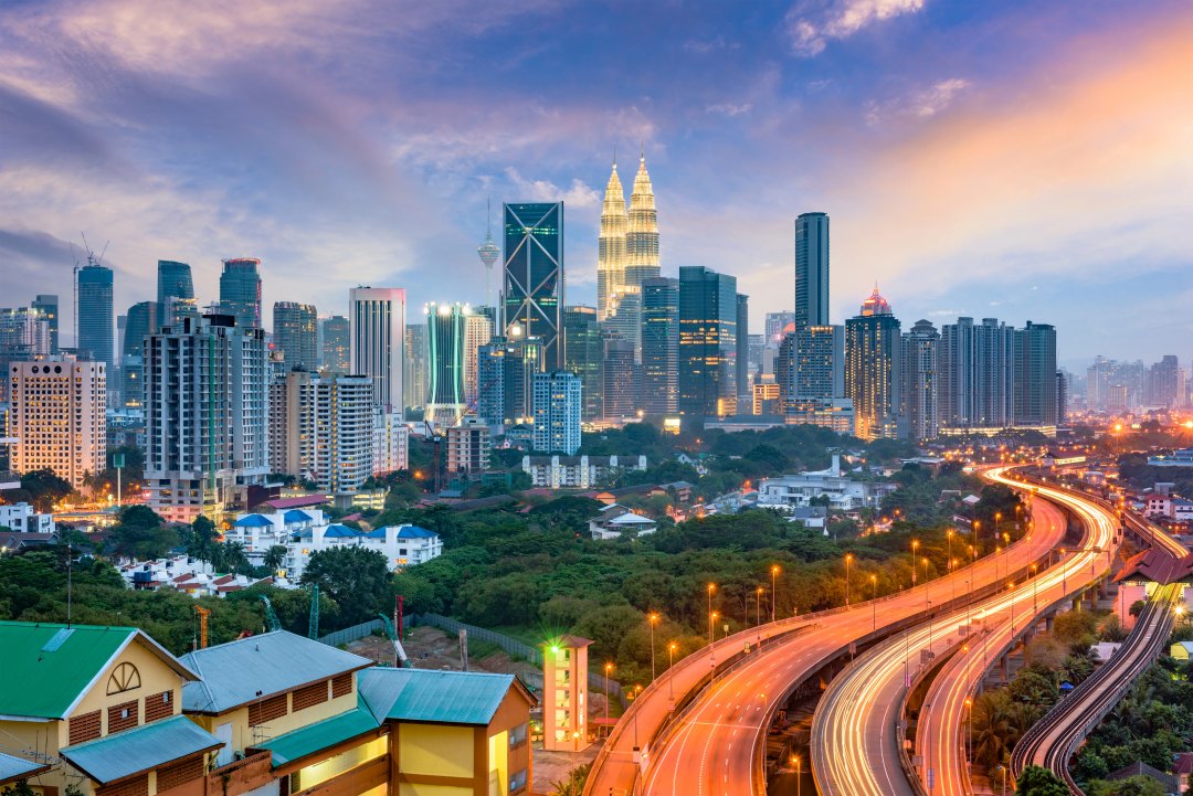 Skyline della capitale Kuala Lumpur