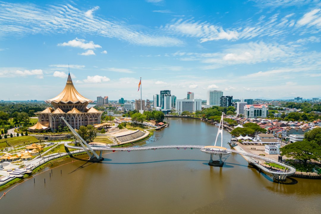 Kuching nel Borneo malese