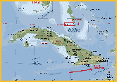 Mappa di Cuba