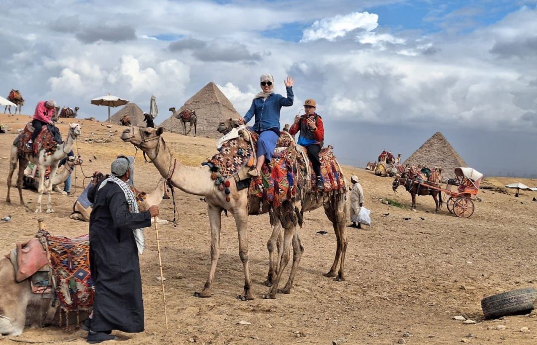 Tourists in Egypt