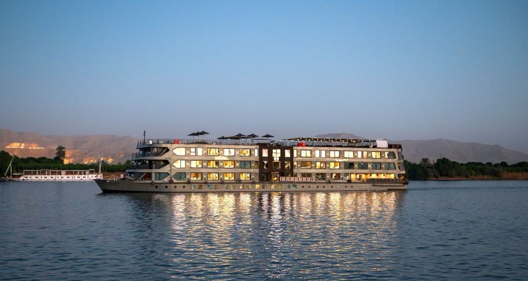 Cruise on the Nile river in Egypt