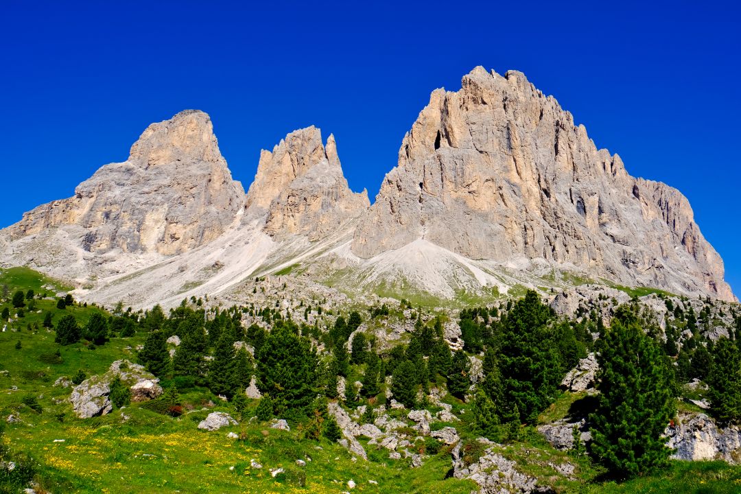 Sassolungo in the Dolomites