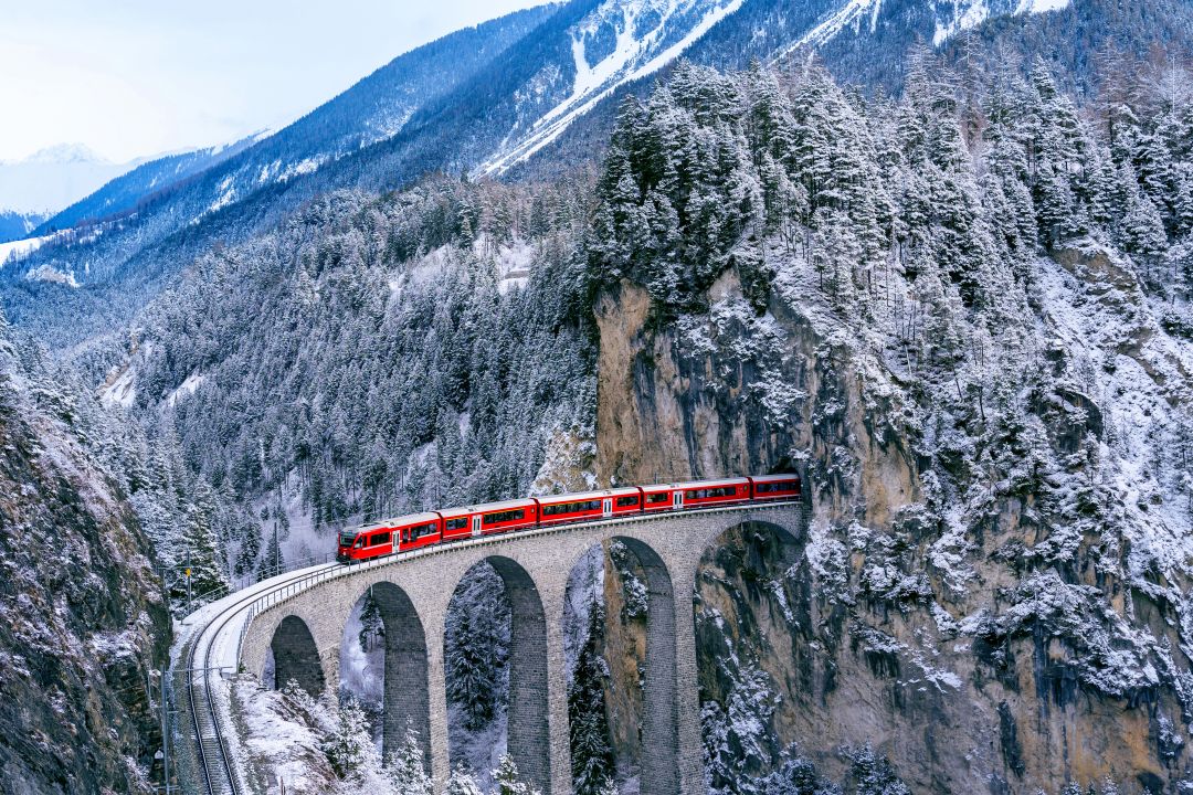 Bernina Express, Svizzera