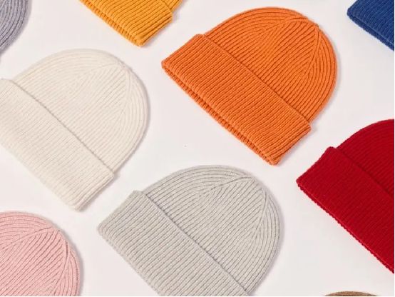 Hats in different colors