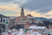 Cesky Krumlov in inverno