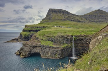 Paesaggio nelle Fær Øer