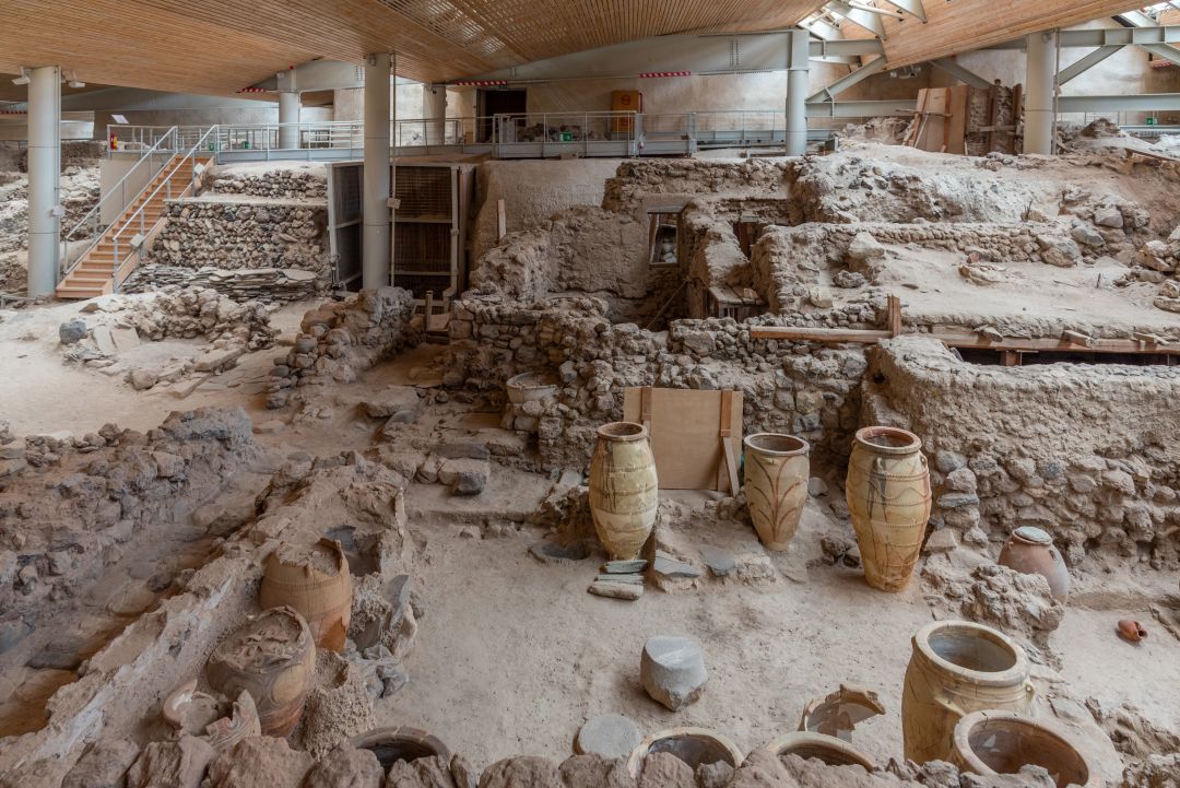 Il sito archeologico di Akrotiri
