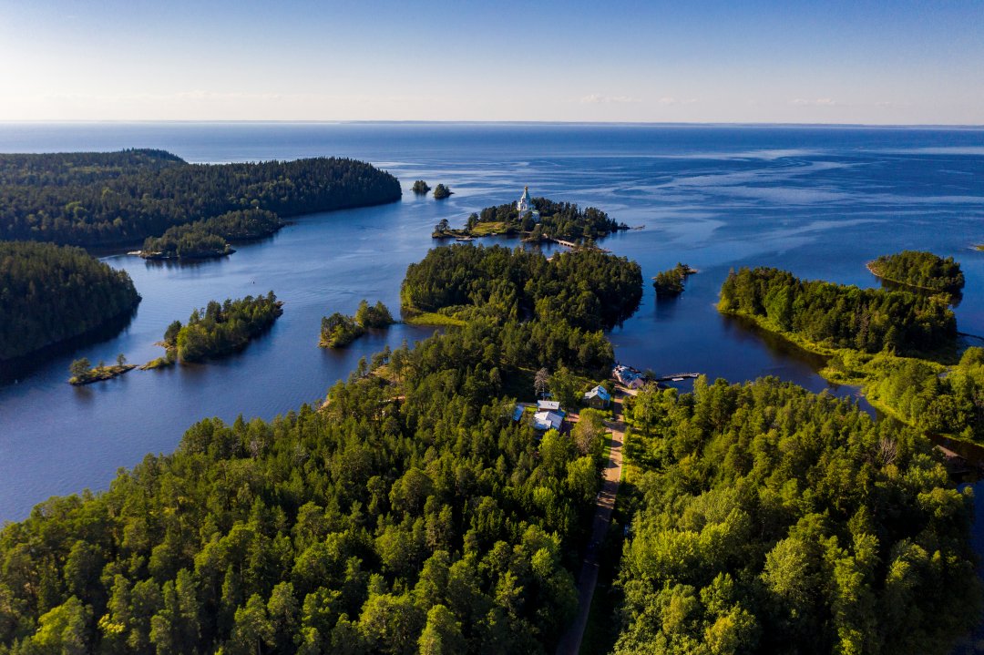 Panorama del Lago Ladoga