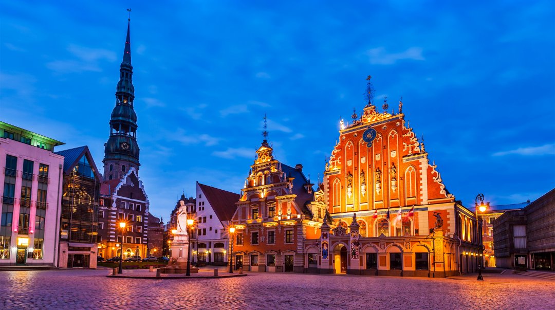 Centro storico della capitale lettone Riga