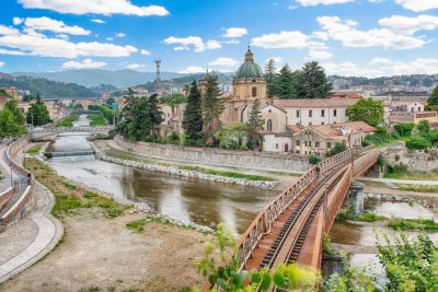 Il Busento, affluente del Crati, a Cosenza