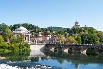 Il Po nei pressi di Torino