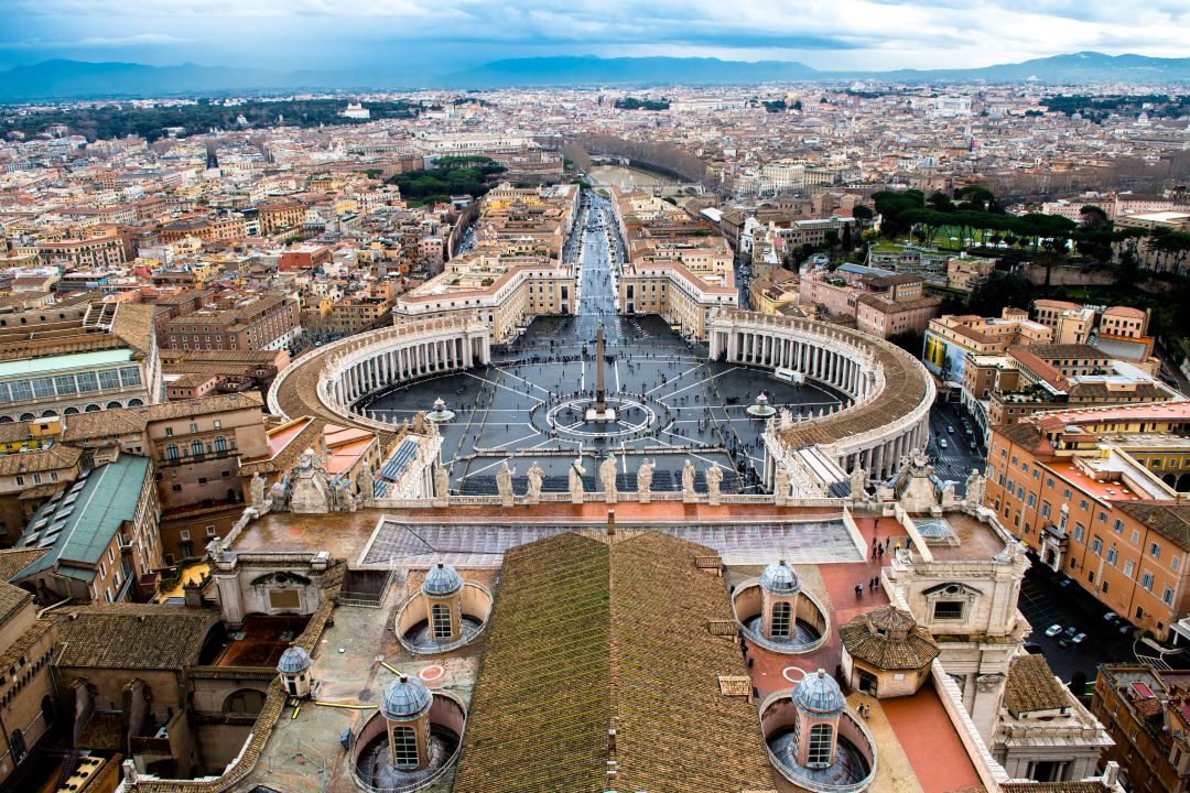 Panorama dalla Cupola di San Pietro