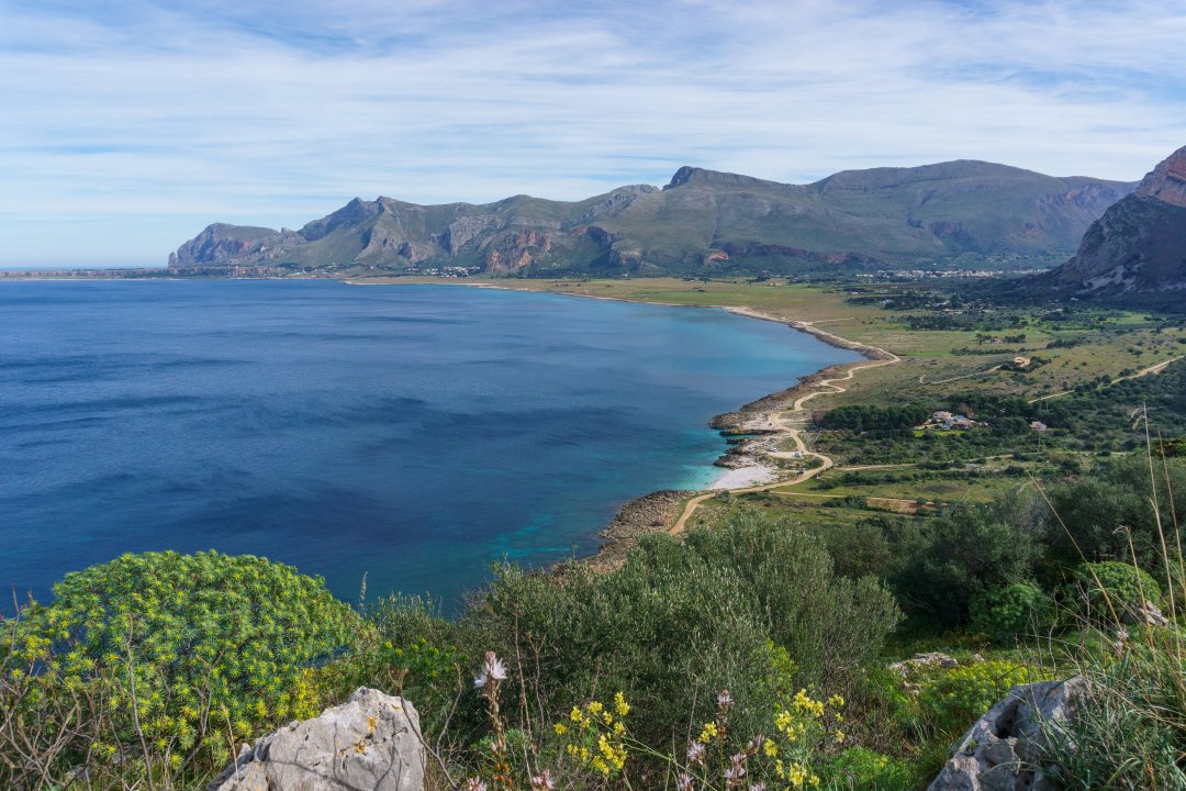 Panorama di San Vito Lo Capo in Sicilia