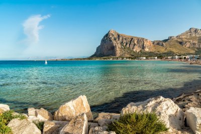 La costa siciliana presso San Vito Lo Capo