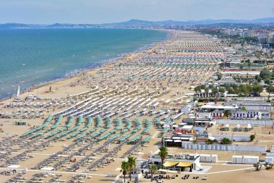 Panorama della Riviera Romagnola