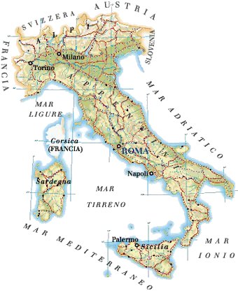 Italia Regioni E Dati Geografici Global Geografia