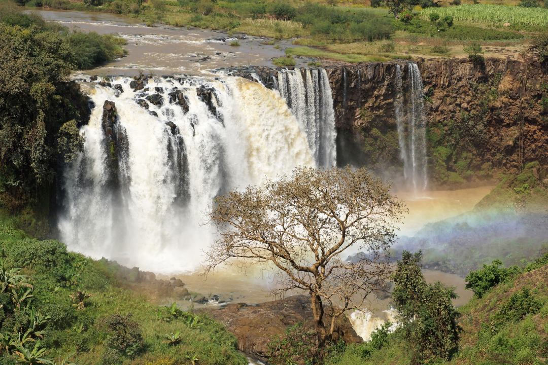 Le cascate del Nilo Azzurro