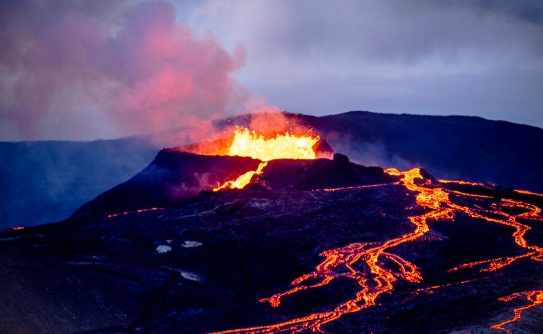 Eruzione vulcanica in Islanda