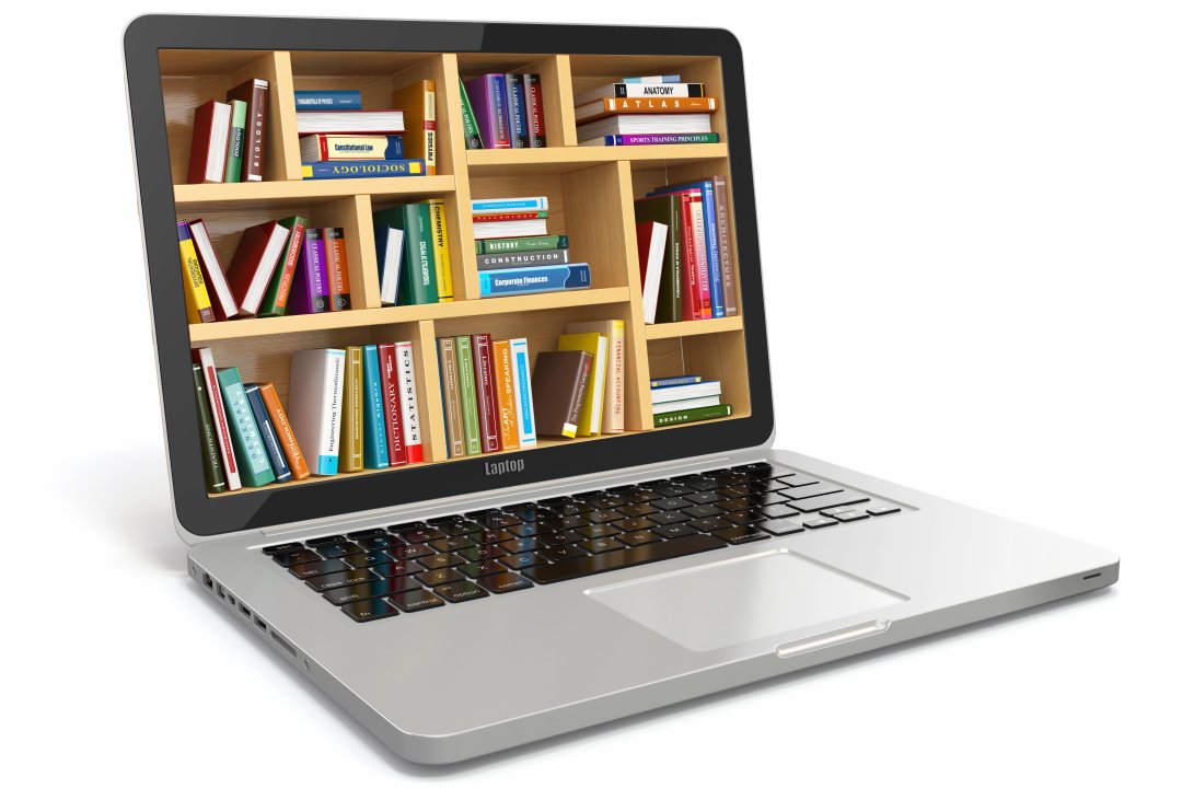 Notebook con illustrazione di libri