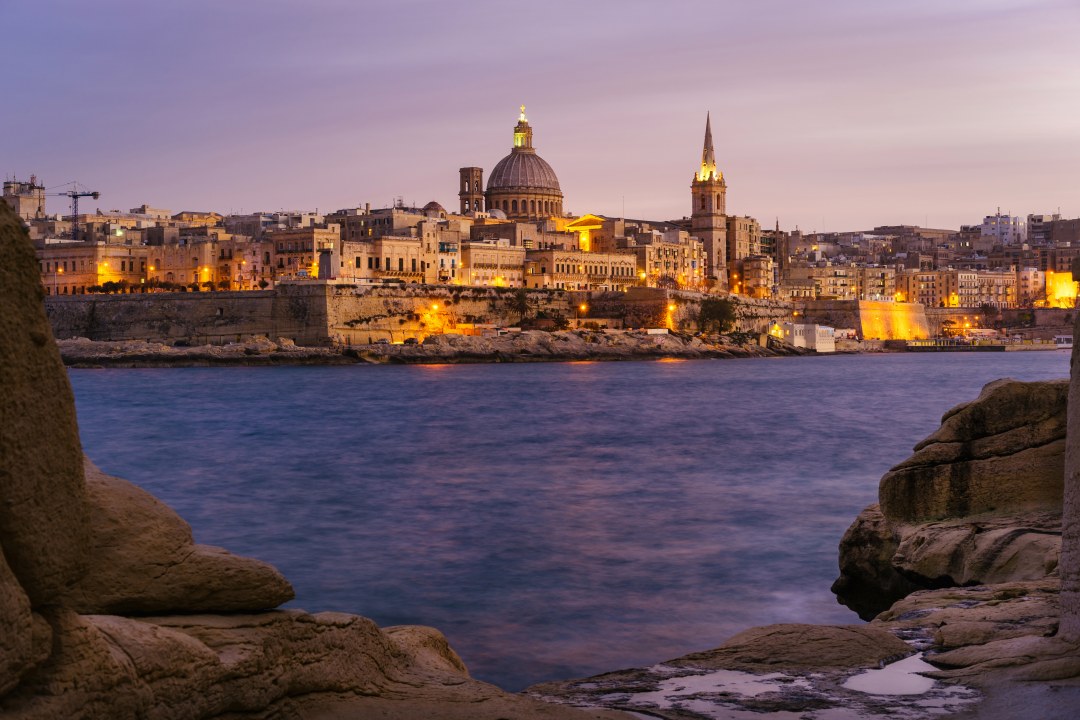 Panorama di La Valletta, capitale di Malta