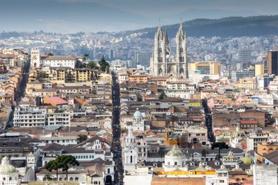 La capitale dell'Ecuador Quito