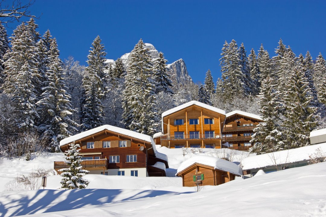 Chalet in Svizzera in inverno