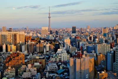 Panorama di Tokyo, capitale del Giappone